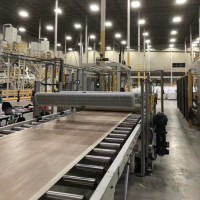 无锡博宇同质透心PVC地板生产线机械设备